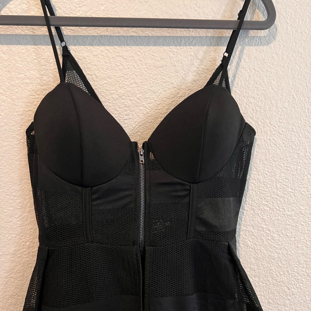 Small size never worn long black dress